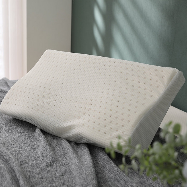 DON HOME 泰國100%乳膠舒眠護頸枕 蝶形護頸型 1件 60 x 30 x 6~10cm