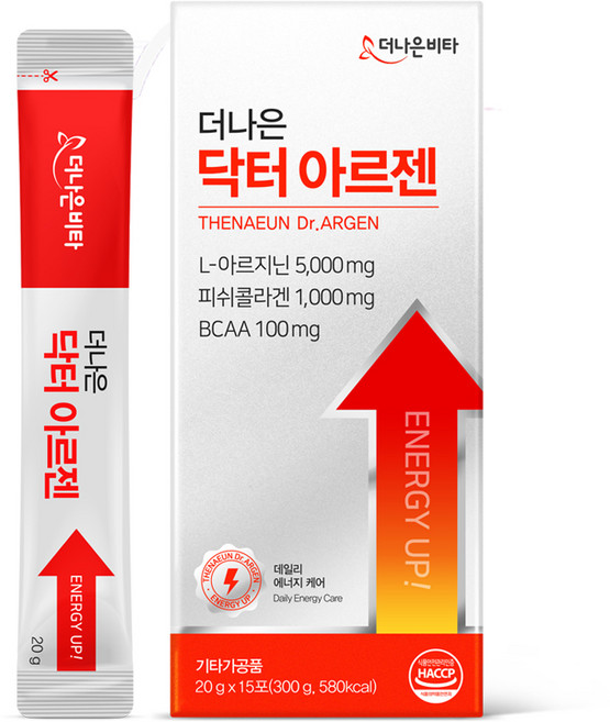 The Naeun Vita 左旋精胺酸魚膠原蛋白BCAA隨身包, 300g, 1盒