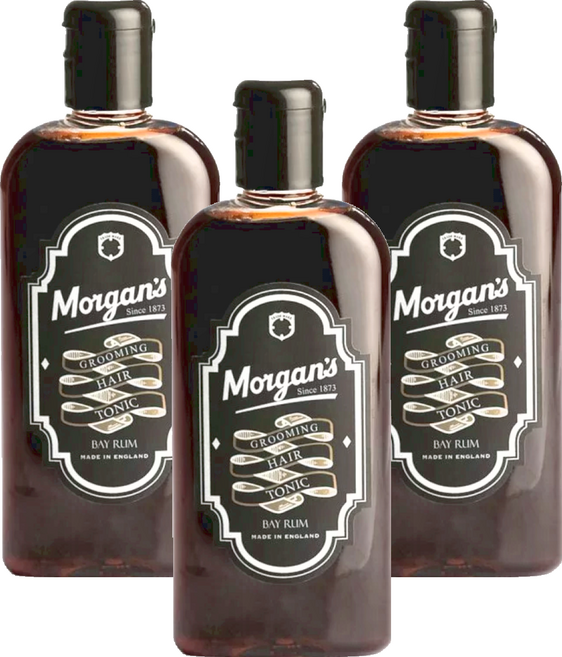 Morgan's Pomade 摩根氏 頭皮調理水 Bay Rum, 250ml, 3瓶