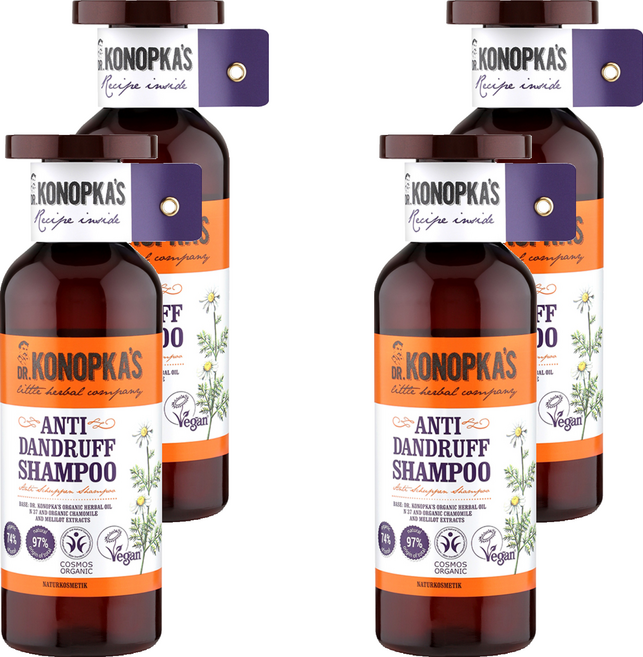 DR.KONOPKA'S 清爽抗屑洗髮精, 500ml, 4瓶