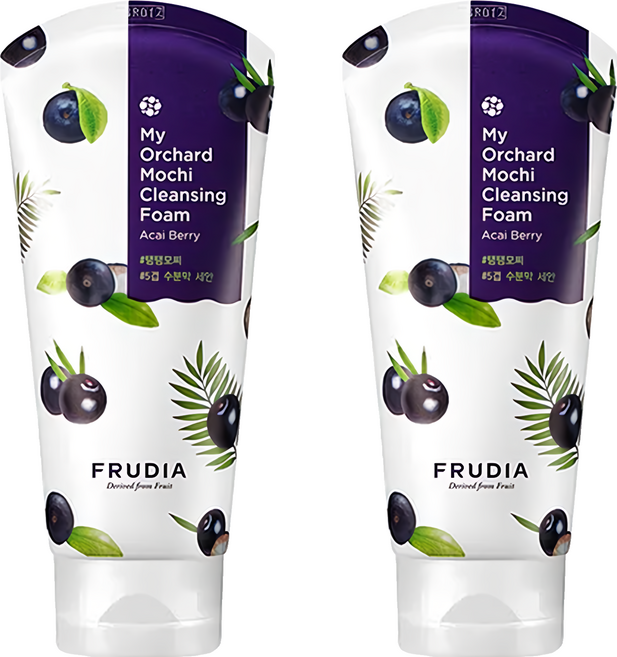 FRUDIA 台灣公司貨 鮮萃果釀 水潤彈力洗面乳 巴西紫梅蜂蜜, 120g, 2條