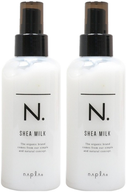 napla 娜普菈 日本版 N系列 乳油木保濕乳/免沖洗護髮, 150ml, 2瓶
