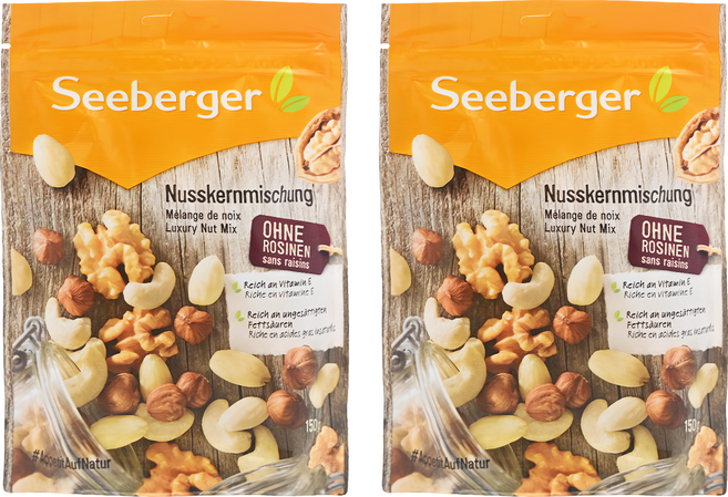 德國 Seeberger 頂級綜合堅果, 150g, 2包