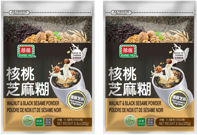薌匯 核桃芝麻糊, 250g, 2個