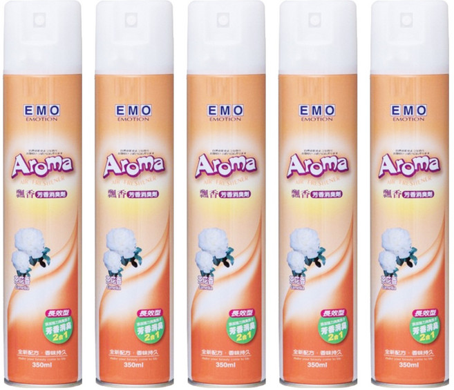 EMO 783 飄香消臭劑 茶花, 350ml, 5瓶