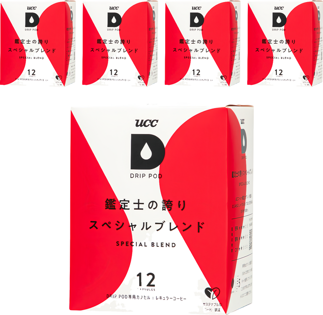 ucc 嚴選精選綜合咖啡膠囊, 7.5g, 5盒, 12顆