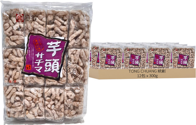 TONG CHUANG 統創 芋頭沙琪瑪, 300g, 12包