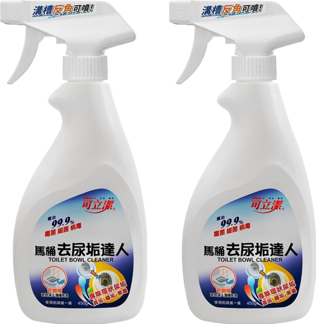 Klean J 可立潔 馬桶去尿垢達人, 2個, 450g