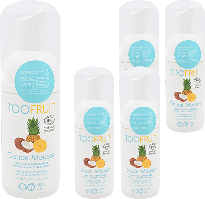 TOOFRUIT 果漾甜夢潔顏慕斯, 100ml, 5瓶