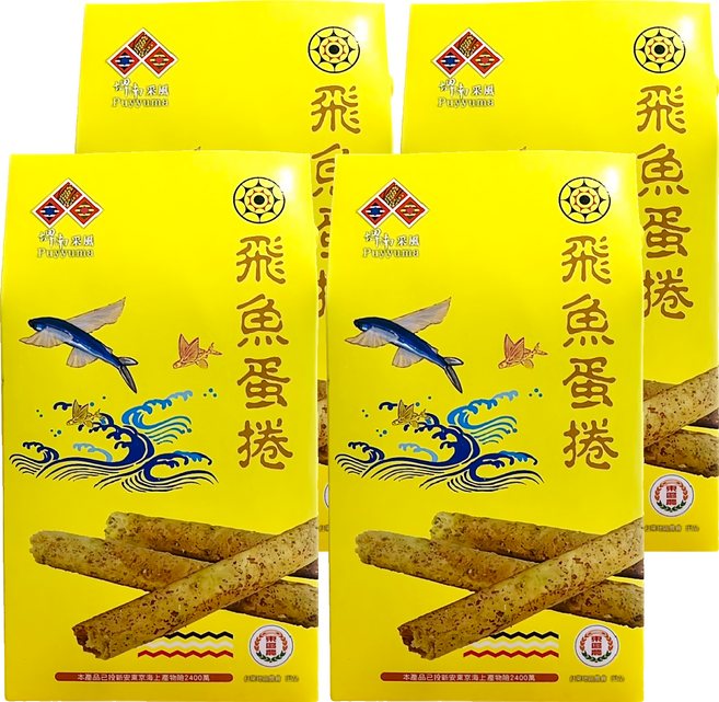台東地區農會 飛魚蛋捲, 160g, 4盒
