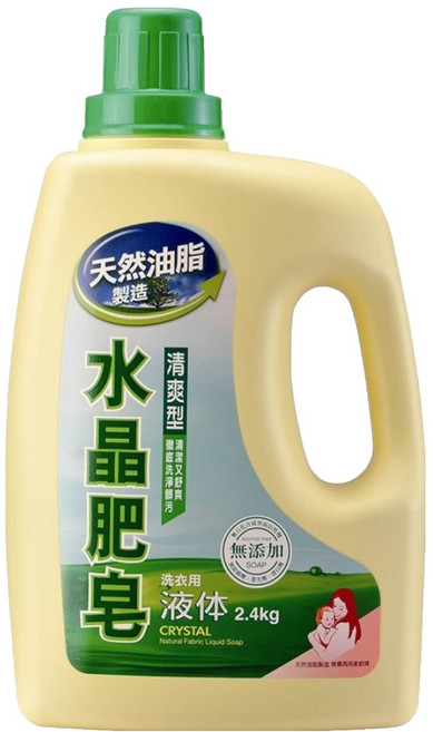 南僑水晶 肥皂洗衣用液體-清爽型2.4kg, 2.4kg, 1桶, 1入