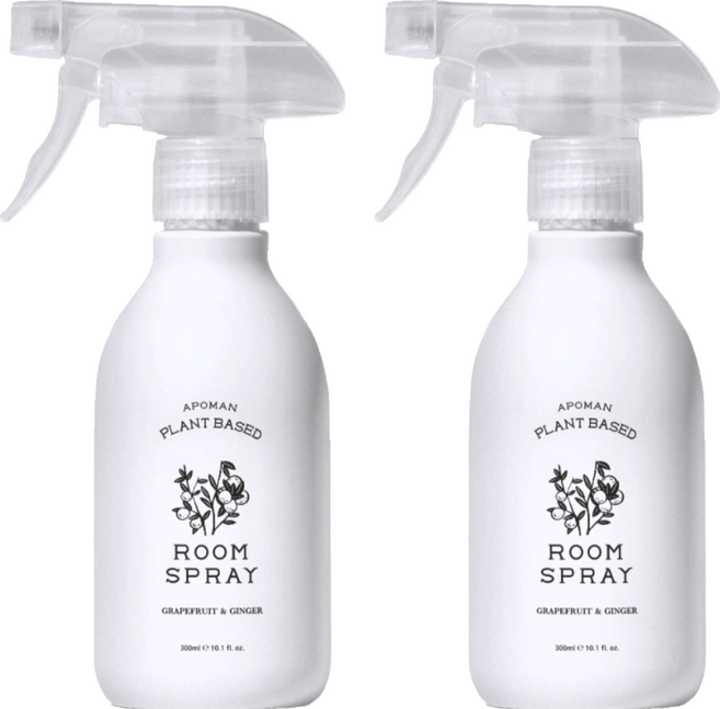 APOMAN 驅虫少年 居家精油空間噴霧 葡萄柚生薑 300ml, 2瓶, 1瓶