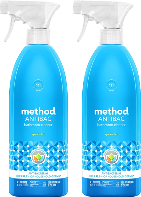 method 美則 浴廁抗菌清潔劑 留蘭香, 828ml, 2瓶