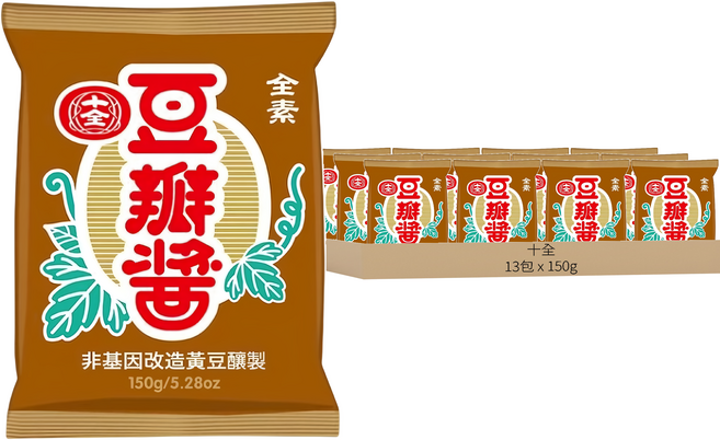 十全 豆瓣醬, 150g, 13包