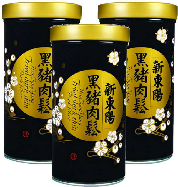新東陽 黑豬肉鬆, 255g, 3罐