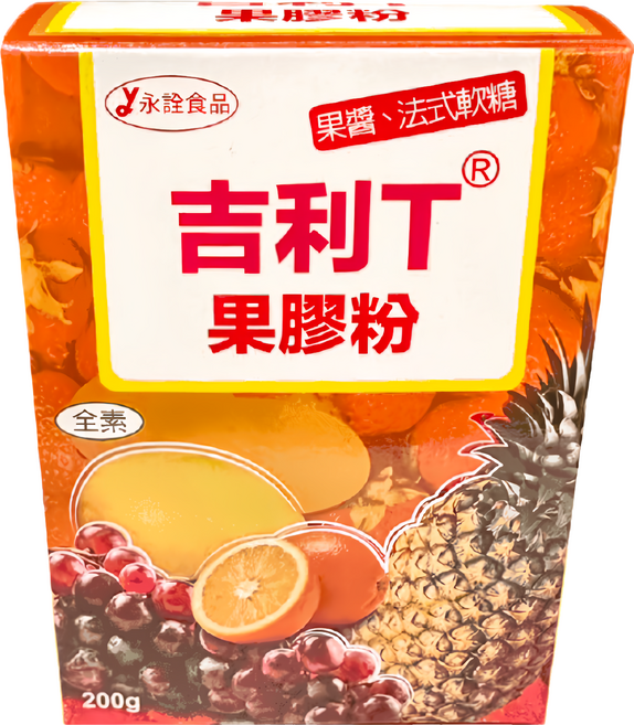 永詮食品 吉利T果膠粉, 200g, 1盒