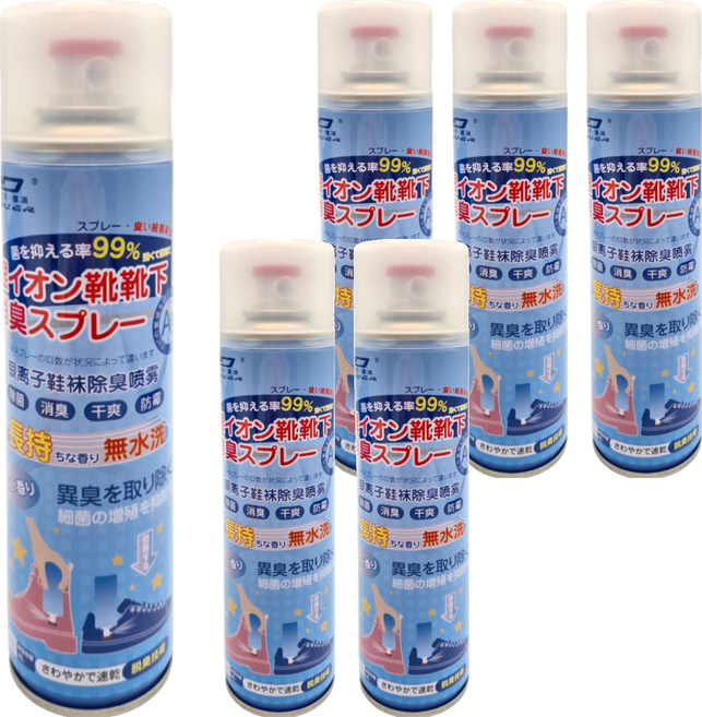 DUER 杜爾德澳 銀離子鞋襪除臭噴霧, 6罐, 360ml