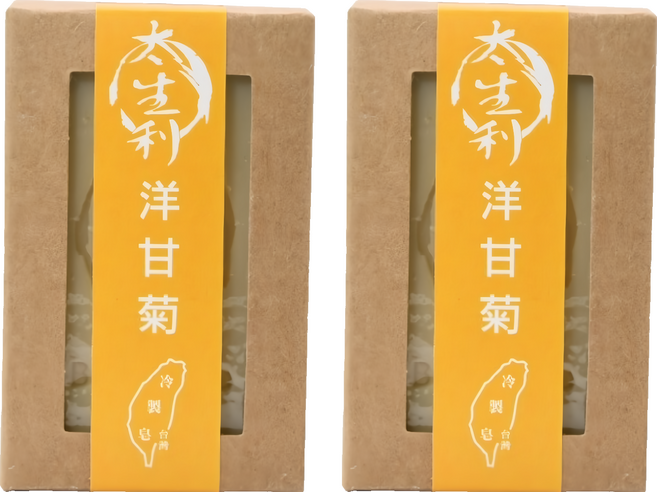 太生利 洋甘菊皂 台灣冷製手工皂, 100g, 2個