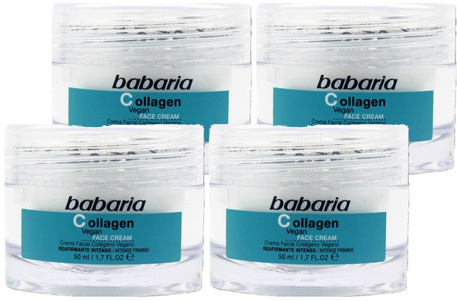 babaria 台灣公司貨 膠原蛋白面霜, 4個, 50ml