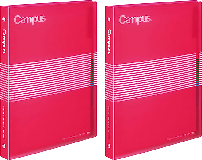 KOKUYO 國譽 Campus26孔活頁夾 P334 1778, 2個, 桃紅
