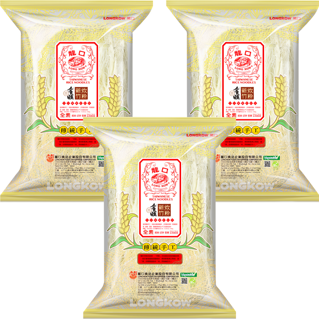 龍口 金旺 新竹炊粉, 300g, 3包