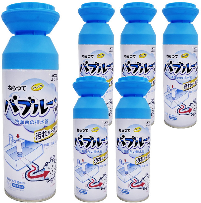 DUER 杜爾德澳 排水管泡泡清潔慕斯, 500ml, 6瓶