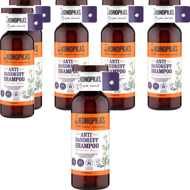 DR.KONOPKA'S 清爽抗屑洗髮精, 500ml, 6瓶