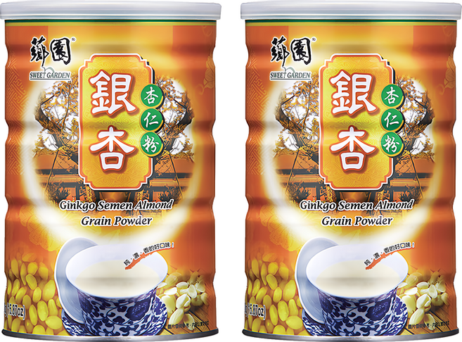 薌園 銀杏杏仁粉, 450g, 2罐