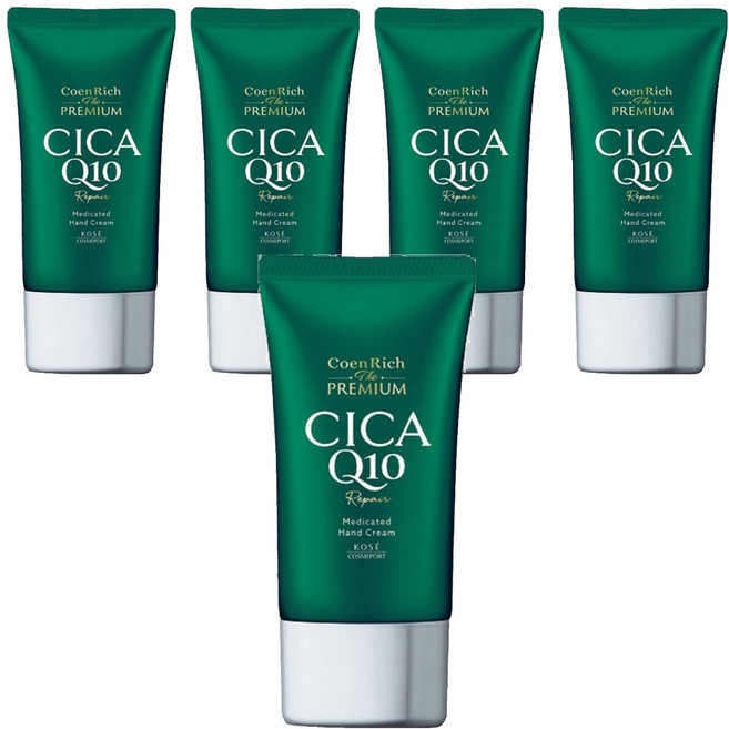 KOSE 高絲 CoenRich Q10 活齡 CICA積雪草修護, 60g, 5條