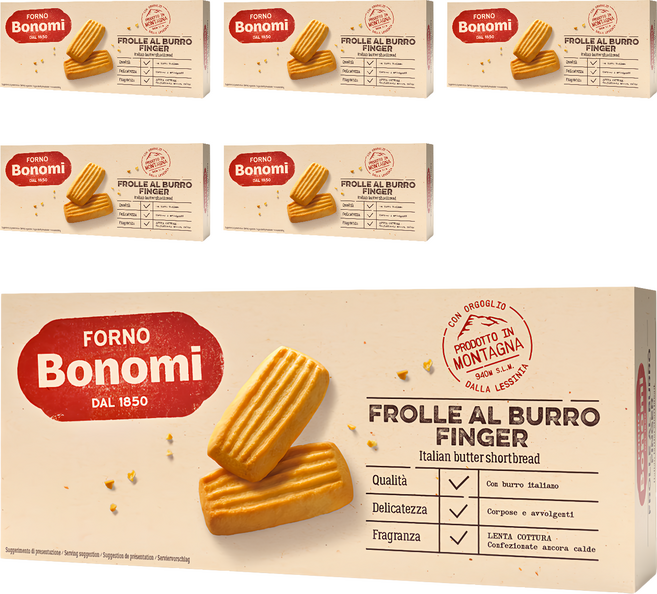 Bonomi 經典奶油餅乾, 150g, 6盒