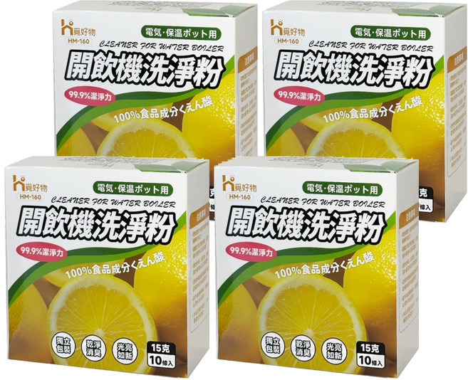 Ho覓好物 開飲機洗淨粉 HM160 10條, 150g, 4盒