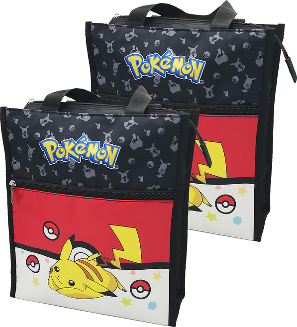 PoKeMoN 寶可夢 直式補習袋, 皮卡丘, 2個
