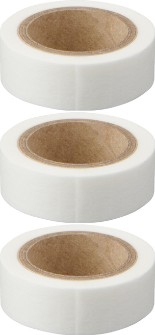 MUJI 無印良品 附裁線紙膠帶 寬15mm, 空白, 3捲