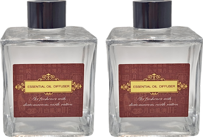 QiMart 迎春納福香氛珪藻土擴香瓶 480g, 英國小蒼蘭, 200ml, 2件
