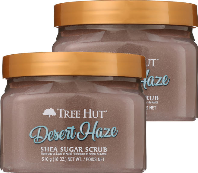 TREE HUT 乳油木蜜糖身體磨砂膏 Desert Haze, 510g, 2件