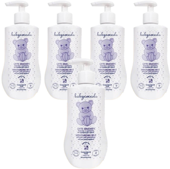 Babycoccole 寶貝可可麗 清爽保濕乳液, 250ml, 5瓶