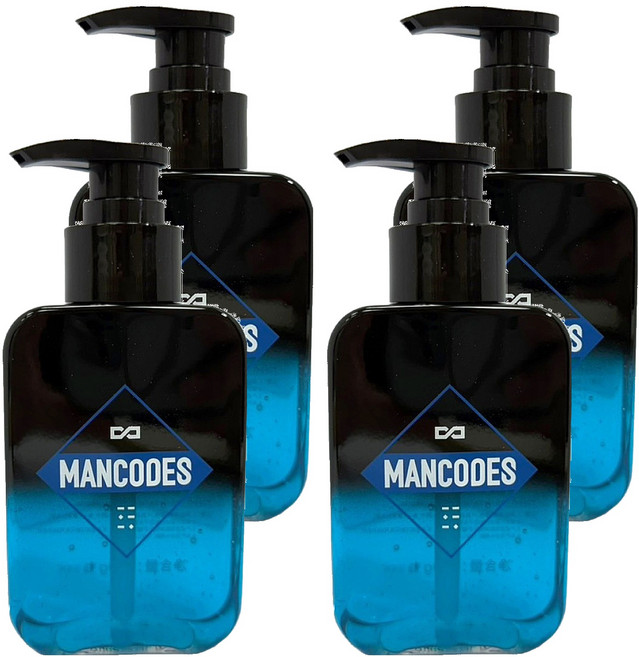 MANCODES 左顏右色 氨基酸潔面乳, 4個, 150g