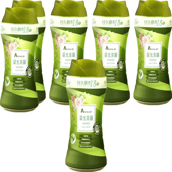皂福 Aroma Air 衣物芳香豆 抗菌防臭 晨光茶韻, 350ml, 6瓶