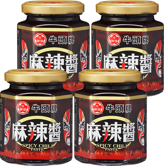 牛頭牌 麻辣醬, 175g, 4罐