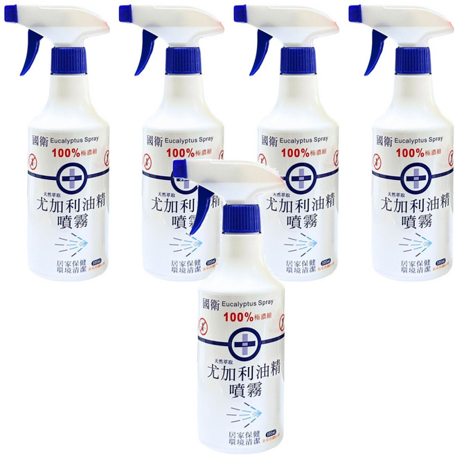 國衛 尤加利油精噴霧, 500ml, 5瓶