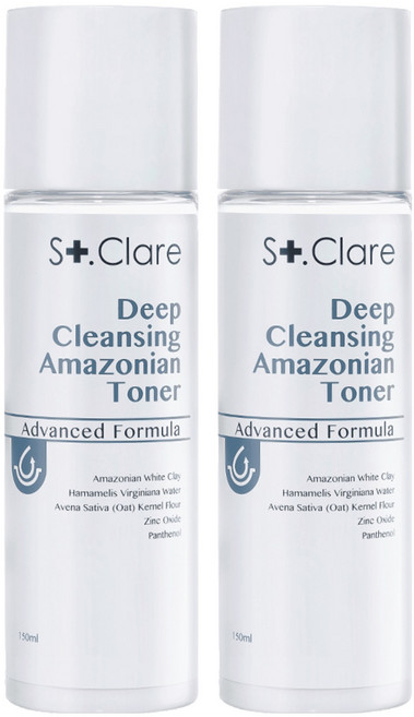 St.Clare 聖克萊爾 亞馬遜白泥毛孔緊膚水, 2瓶, 150ml
