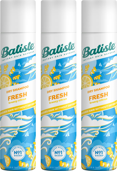 Batiste 芭緹絲 乾洗髮 玩酷中性, 200ml, 3瓶