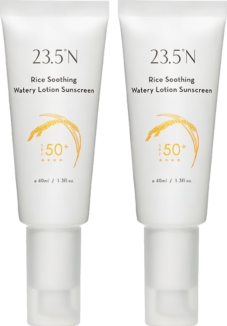 23.5 N 北緯研製 米粹舒緩水感防曬乳 SPF50+, 40ml, 2條