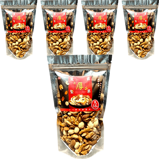 品鮮生活 波霸厚堅果/3果綜合堅果, 5包, 300g