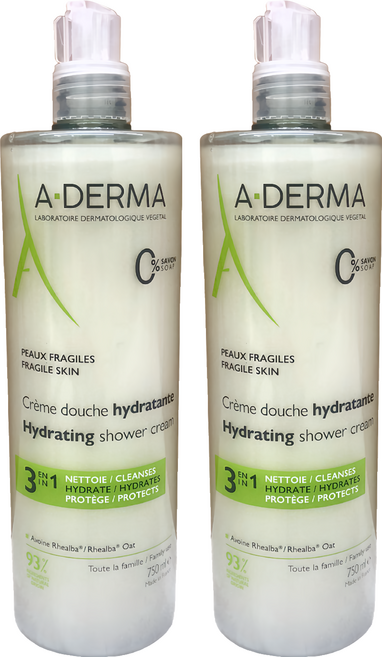 A-DERMA 艾芙美 燕麥潔膚泡沫凝膠 一般型, 750ml, 2瓶