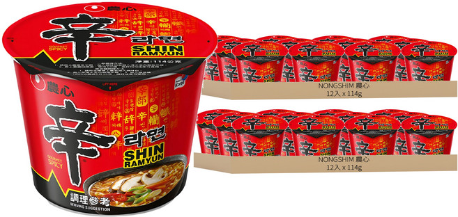 NONGSHIM 農心 辛拉麵 114g, 24入