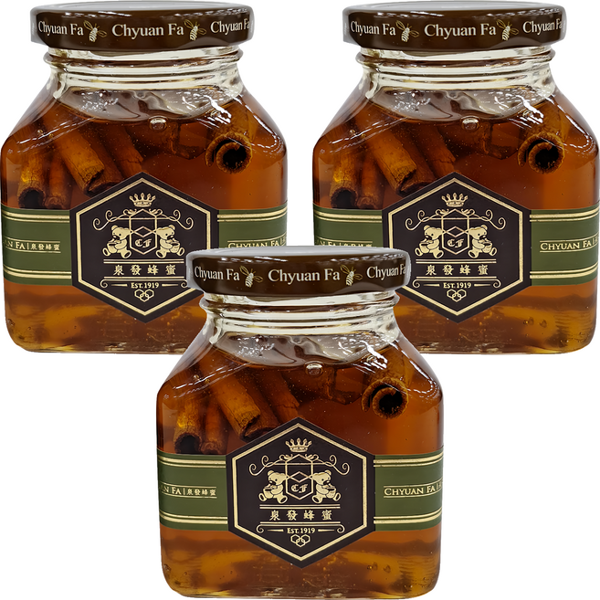 Chyuan Fa 泉發蜂蜜 斯里蘭卡肉桂花蜜, 250g, 3罐