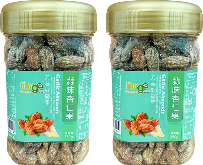Fungo 芳菓 蒜味杏仁果, 2個, 350g
