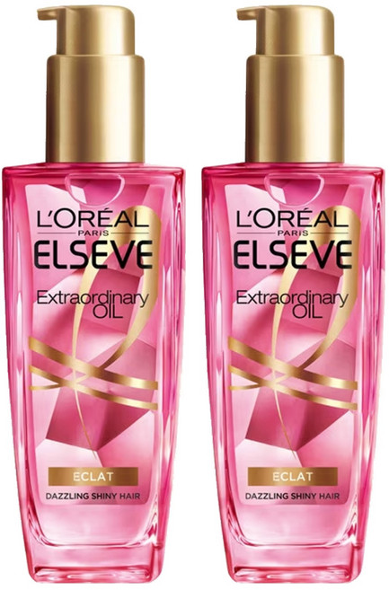 L'OREAL PARiS 巴黎萊雅 金緻護髮精油 玫瑰精華, 100ml, 2瓶