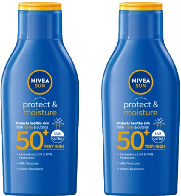 NIVEA 妮維雅 SUN 海洋友善極效防曬乳 SPF50+, 100ml, 2瓶